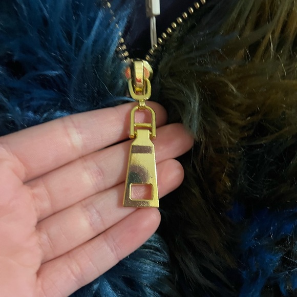 Adrienne Landau Multicolor Faux Fur Teddy Jacket - Picture 4 of 12